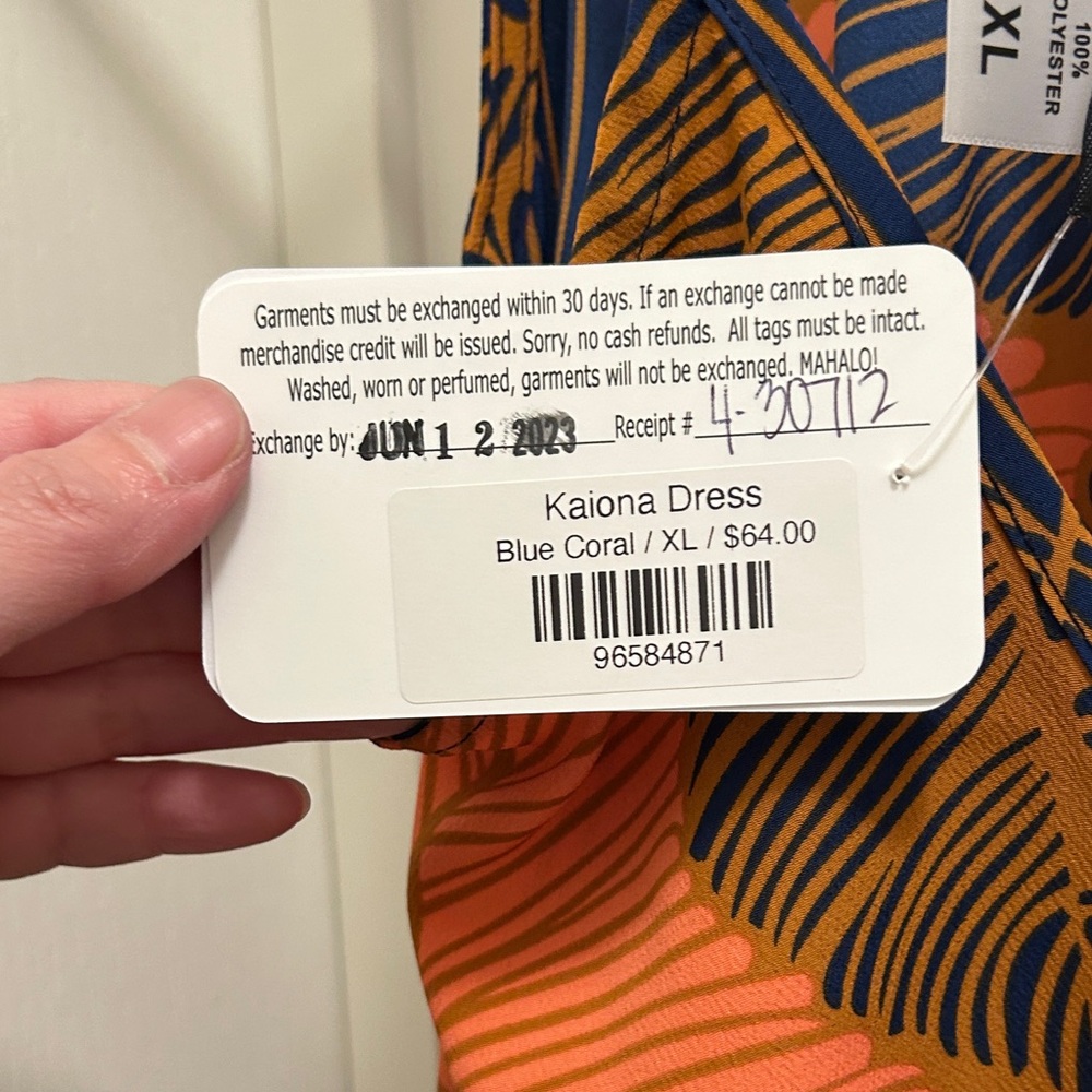 NWT Manuhealii Girls Dress, XL - Picture 6 of 7